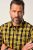 JP1880 Checked Shirt Long Sleeve Kent Collar Curry - Kauluspaidat - Miesten isot kauluspaidat 2XL – 8XL
