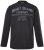 Men+ 612 Pitkähihainen T-paita Denim Brand Company Musta - T-paidat - Isot T-paidat 2XL – 14XL