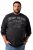 Men+ 612 Pitkähihainen T-paita Denim Brand Company Musta - T-paidat - Isot T-paidat 2XL – 14XL