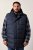 Men+ 433 Tikattu liivi hupulla Tummansininen - Takit - Miesten Takit, isot koot – 2XL – 12XL