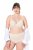 Ulla Popken 842435 Alushousut korkealla vyötäröllä 3 kpl Beige - Alushousut - 