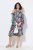 Ulla Popken 842471 Kuviollinen midimekko Tummansininen - Midimekot - Midimekot isoissa ko'oissa