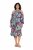 Ulla Popken 842471 Kuviollinen midimekko Tummansininen - Midimekot - Midimekot isoissa ko'oissa