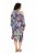 Ulla Popken 842471 Kuviollinen midimekko Tummansininen - Midimekot - Midimekot isoissa ko'oissa