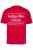 Men+ 500 T-paita Indigo Blue Denim Tummanpunainen - T-paidat - Isot T-paidat 2XL – 14XL