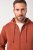 JP1880 Hoodie With Zipper Brick Brown - Hupparit ja collegepaidat - Miesten hupparit ja collegepaidat isot koot