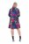Ulla Popken 843180 Kukkakuvioinen jerseymekko Petrooli - Naisten mekot isot koot - Mekot kaikille koille