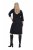 Ulla Popken 843326 Collegemekko 3/4-hihoilla Musta - Collegemekot - 