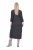 Ulla Popken 843595 Kietaisumekko 3/4-hihoilla Harmaa melange - Midimekot - Midimekot isoissa ko'oissa