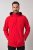 Jay-Pi 844210 Sadetakki taitettavalla hupulla Salsanpunainen - Takit - Miesten Takit, isot koot – 2XL – 12XL