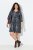Ulla Popken 844945 Kuviollinen jerseymekko Musta - Trikoomekot - 