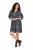 Ulla Popken 844945 Kuviollinen jerseymekko Musta - Trikoomekot - 