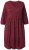 Ulla Popken 844945 A-linjainen jerseymekko V-aukolla Luumu - Trikoomekot - 