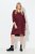 Ulla Popken 844945 A-linjainen jerseymekko V-aukolla Luumu - Trikoomekot - 