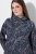 Ulla Popken 844993 Kuviollinen collegemekko Tummansininen - Collegemekot - 