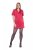 Ulla Popken 845148 Kukkakuvioinen bodycon-mekko Magenta - Naisten mekot isot koot - Mekot kaikille koille