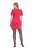 Ulla Popken 845148 Kukkakuvioinen bodycon-mekko Magenta - Naisten mekot isot koot - Mekot kaikille koille