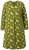Ulla Popken 845190 Kukkakuvioinen jerseymekko Turkoosi - Trikoomekot - 