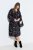 Ulla Popken 845287 Kuviollinen midimekko Musta - Midimekot - Midimekot isoissa ko'oissa