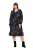 Ulla Popken 845287 Kuviollinen midimekko Musta - Midimekot - Midimekot isoissa ko'oissa