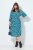Ulla Popken 845360 Kuviollinen midimekko Vaaleansininen - Midimekot - Midimekot isoissa ko'oissa