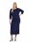 Ulla Popken 845705 Jerseymekko Tummansininen - Midimekot - Midimekot isoissa ko'oissa