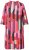 Ulla Popken 845794 Kuviollinen jerseymekko Roosa - Naisten mekot isot koot - Mekot kaikille koille