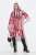 Ulla Popken 845794 Kuviollinen jerseymekko Roosa - Naisten mekot isot koot - Mekot kaikille koille