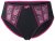Ulla Popken 845885 Kukkakuvioiset alushousut pitsillä Roosa - Alushousut - 