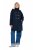 Ulla Popken 846278 Softshell-takki Tummansininen - Pitkät takit - Naisten takit isoissa kooissa