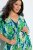 Ulla Popken 846493 Kuviollinen mekko Petrooli - Kaftaanit - 
