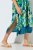 Ulla Popken 846493 Kuviollinen mekko Petrooli - Kaftaanit - 
