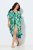 Ulla Popken 846493 Kuviollinen mekko Petrooli - Kaftaanit - 