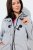 Ulla Popken 846744 Softshell-takki Harmaa melange - Takit - Naisten takit plus-koossa