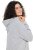 Ulla Popken 846886 Collegemekko hupulla Harmaa melange - Collegemekot - 