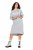 Ulla Popken 846886 Collegemekko hupulla Harmaa melange - Collegemekot - 