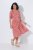 Ulla Popken 846912 Kuviollinen midimekko Koralli - Midimekot - Midimekot isoissa ko'oissa