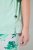 Ulla Popken 846971 Kuviollinen pyjama Vaaleanvihreä - Pyjama/Loungewear - 