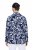Ulla Popken 847586 Kukkakuvioinen jacquard-bleiseri Tummansininen - Naisten bleiserit isot koot - Bleiserit naisille plus-koossa