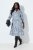Ulla Popken 847643 Raidallinen jerseymekko Tummansininen - Trikoomekot - 