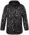 Jay-Pi 847852 Ultrakevyt ulkoilutakki heijastinpainatuksella Musta - Takit - Miesten Takit, isot koot – 2XL – 12XL
