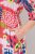 Ulla Popken 848015 Kuviollinen midimekko kiristysnauhalla Roosa - Midimekot - Midimekot isoissa ko'oissa