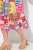 Ulla Popken 848015 Kuviollinen midimekko kiristysnauhalla Roosa - Midimekot - Midimekot isoissa ko'oissa
