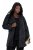 Ulla Popken 848099 Kukallinen jacquard-bleiseri piilonappilistalla Musta - Naisten bleiserit isot koot - Bleiserit naisille plus-koossa