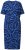 Ulla Popken 848162 Kuviollinen midimekko Tummansininen - Midimekot - Midimekot isoissa ko'oissa