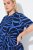 Ulla Popken 848162 Kuviollinen midimekko Tummansininen - Midimekot - Midimekot isoissa ko'oissa