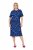 Ulla Popken 848162 Kuviollinen midimekko Tummansininen - Midimekot - Midimekot isoissa ko'oissa