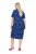 Ulla Popken 848162 Kuviollinen midimekko Tummansininen - Midimekot - Midimekot isoissa ko'oissa