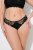Ulla Popken 848522 String-alushousut pitsillä 3 kpl Musta - Alushousut - 