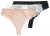 Ulla Popken 848522 String-alushousut pitsillä 3 kpl Musta - Alushousut - 
